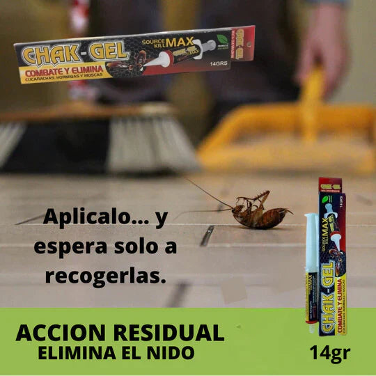 CHAK GEL®- Extermina Insectos Con Solo Una Gota